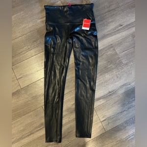 Spanx leather leggings